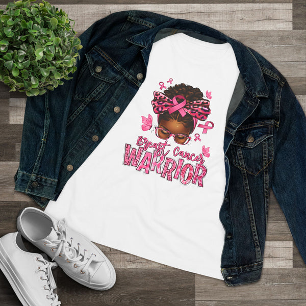 Breast Cancer Warrior Women's Cotton Tee