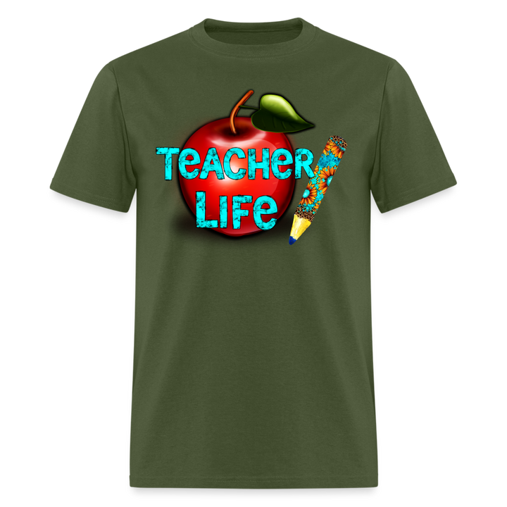 Teacher Life Unisex Classic T-Shirt - military green