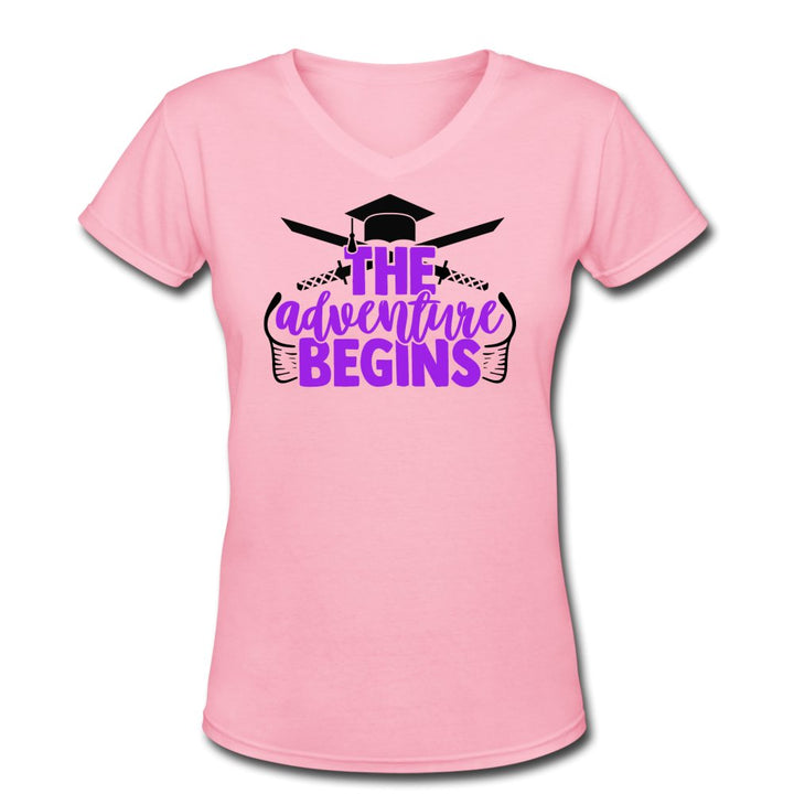 The Adventure Begins Ladies Shirt - Beguiling Phenix Boutique